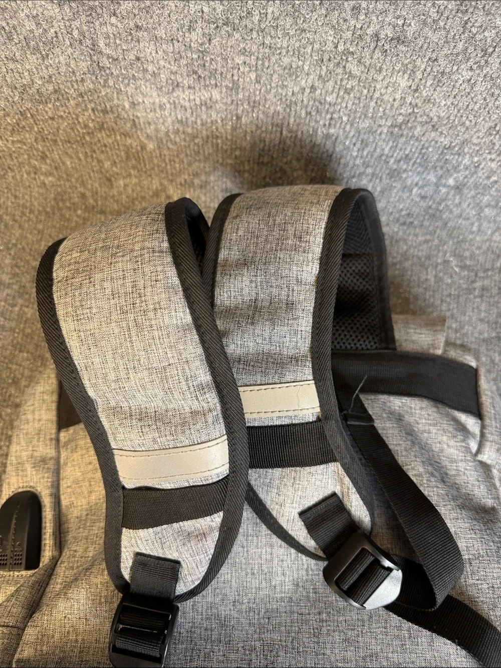 Grey HFSX Laptop Backpack with Black Accents NWOT